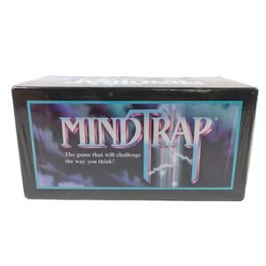 Vintage MindTrap Challenge Your Brain Game New Sealed Riddle Logic Pressman 1996